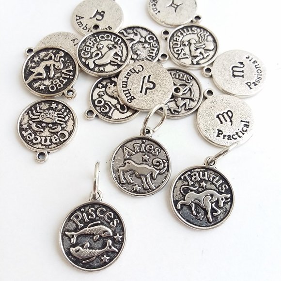 greenirishmoon Accessories - 4/$20 Roller Skates Zodiac Charm    astrological sign charm